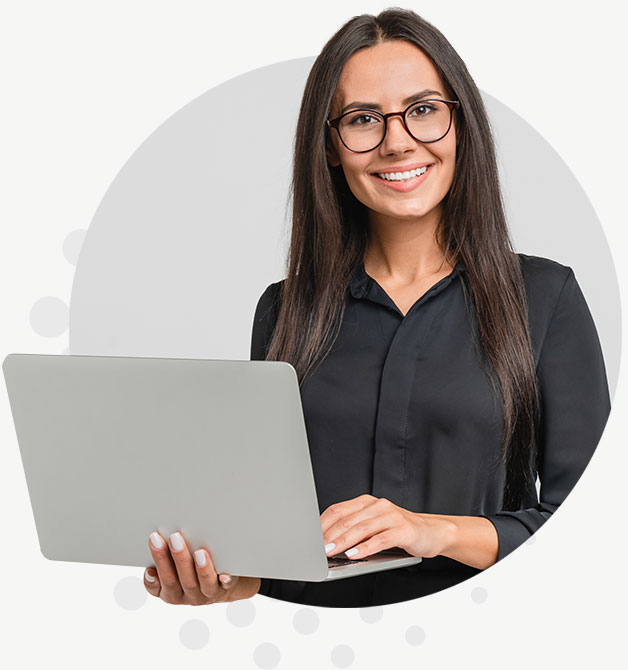 palliative-blog young assistant with laptop
